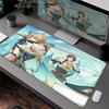 Новая HD Печать Genshin Impact Персонаж Варка Рисунок Игровой Коврик для Мыши Компьютерный Аксессуар Большие Настольные Коврики Запираемый Край Коврик для Мыши