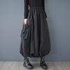 Plus Size High Waist Vintage Spring Autumn Casual Loose Long for Woman Skirts Womens Skirt