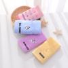 Household Soft Absorbent Solid-color Cotton Face Towel Kindergarten Face Towel Embroidered Children's Towel