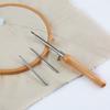 Набор из 5 шт. для вышивки punch needle, 2,5 мм/3,5 мм/5 мм, с деревянной ручкой, регулируемый набор для вышивки стежком punch, DIY, вышивка, рукоделие, набор шил для портных