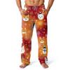 Мужские домашние брюки с принтом по всей поверхности, пижамные брюки для сна, длинные брюки, пижамные брюки