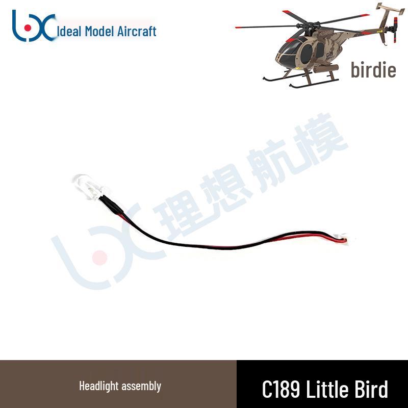 RCERA Remote Control C189 Little Bird MD500 Helicopter Spare Parts Collection Model Aircraft