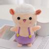 Cute Curly Sheep Keychain Plush Toy Colorful And Soft Backpack Accessory