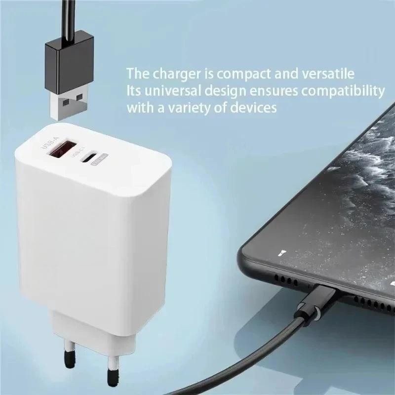 Xiaomi Быстрое зарядное устройство 67 Вт USB Type-C PD Кабель Быстрая зарядка Quick Charge 3.0 Адаптер Для iPhone Для Xiaomi Для Samsung Мобильных телефонов