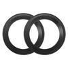 ACROPIX Универсальное 3-дюймовое кольцо-крышка для сабвуферного динамика, проставка, декоративное кольцо для динамика (Нет сетки-гриля) АБС Черный - Набор из 2