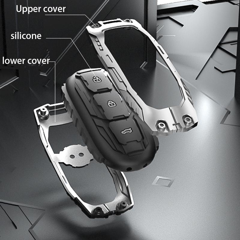 Для LIXIANG L9 L8 L7 L6/MEGA MAX ONE Автомобиль Специальный Защитный Чехол Пряжка Оцинкованный Сплав Силиконовый Чехол для Автомобильного Ключа Аксессуары