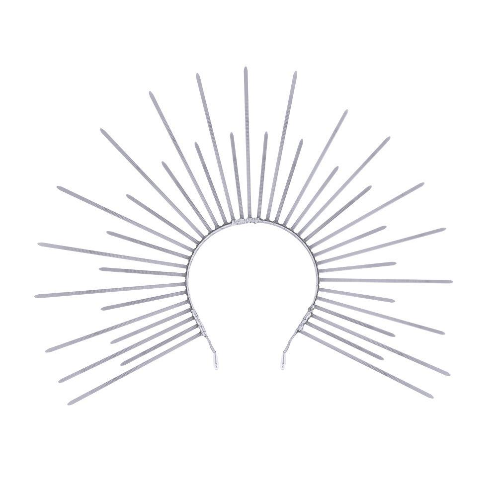 Sun God Halo Headband Star Tiara Headdress Fashion Halloween Headband Ladies/Girls