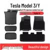 Полиуретановые коврики для салона и багажника Tesla Model 3