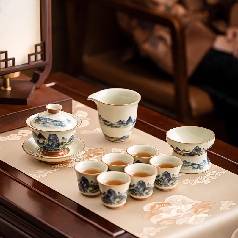 Восточный эстетичный чайный набор Gaiwan из Килн Ру