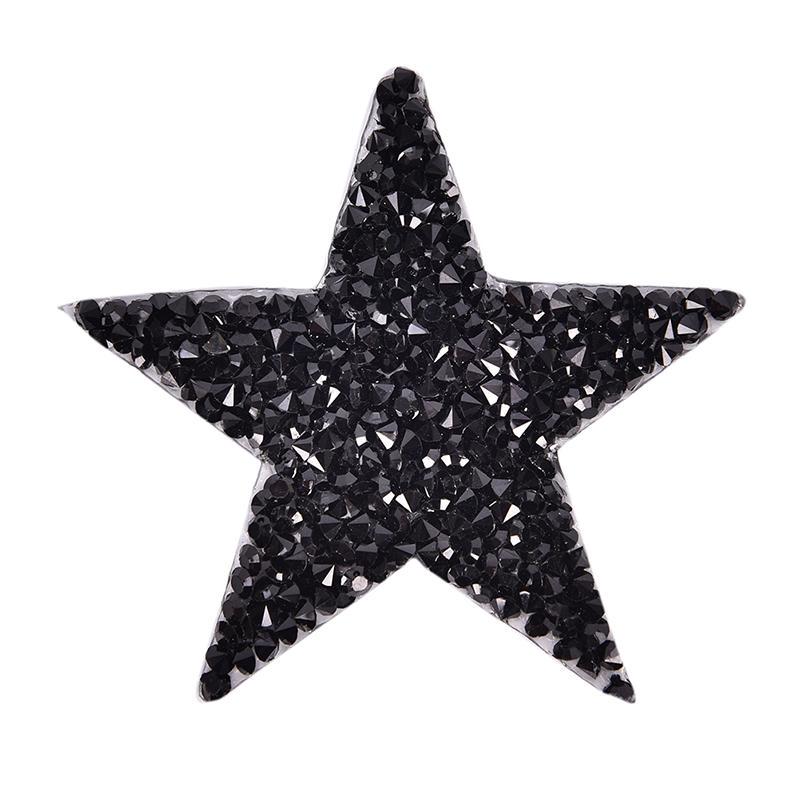 Симпатичный звездный дизайн, исправление со стразами, утюг на аппликациях с аппликациями для теплопередачи