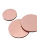 T2 Purple Copper Gasket/Plate: Solid Round, 0.5/0.8/1/2mm, Custom Sizes Available