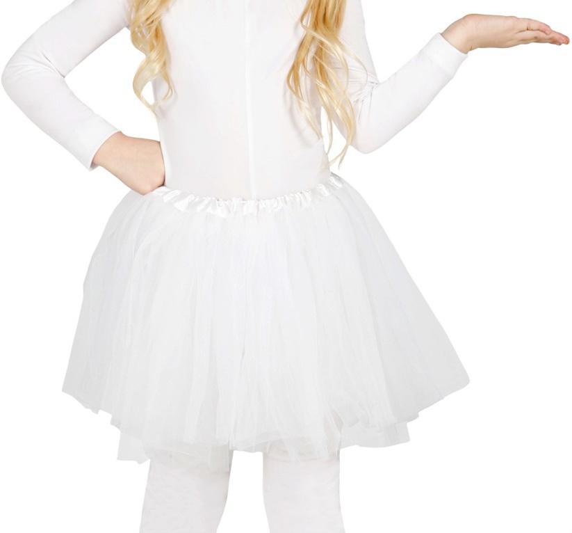 White Tulle Tutu Skirt Angel Costume 31cm