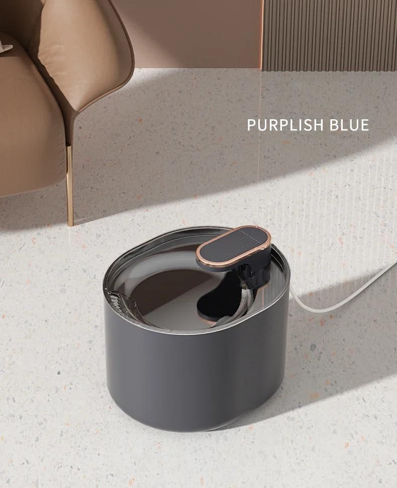 Automatic Mute Water Feeder Bowl, Auto Electric Pet Drinking Dispenser for Cat Dog, 3L USB Charge Pet Cat Water Fountain