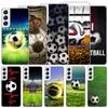 Football Soccer Ball Design Soft Case For Samsung Galaxy M12 M21 M30S M31 M32 M51 M52 Phone Cover Note 8 9 10 + 20 Ultra J4 J6 P
