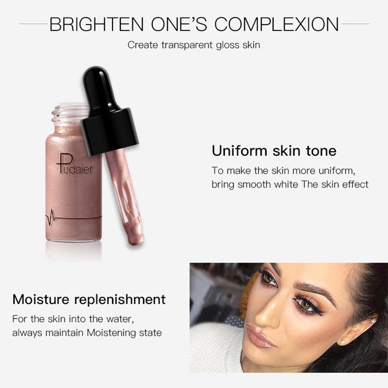Pudaier Face Lip Highlight Стойкая осветляющая жидкость