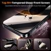 For iPhone 16 Plus Anti-Spy Screen Protector Temered Glass Film with Dust-Proof Net