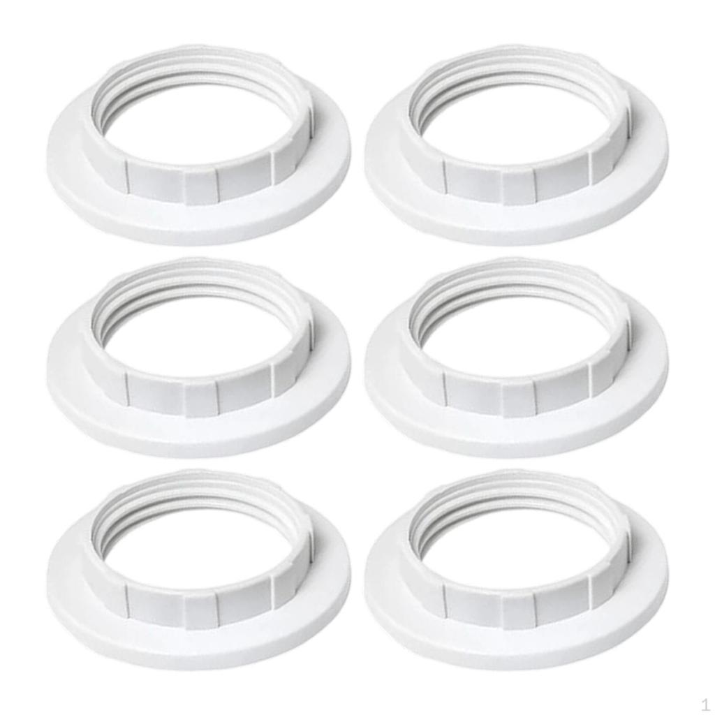 Набор из 6 патронов для лампы E26 E27 с держателями для абажура для замены настольной лампы