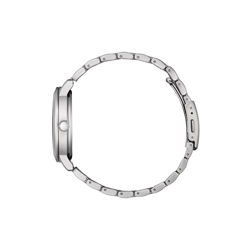 Citizen Серия Eco-Drive Календарь Циферблат Солнечный Кварц Стальной Ремешок Мужские Часы Черный Циферблат BM7460-88E