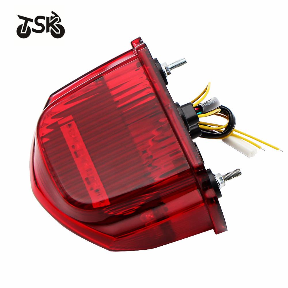 For HONDA CBR 600 RR  CBR600 RR CBR600RR F5 2007-2012 Motorcycle Rear Turn Signal Tail Stop Light Lamp Integrated red