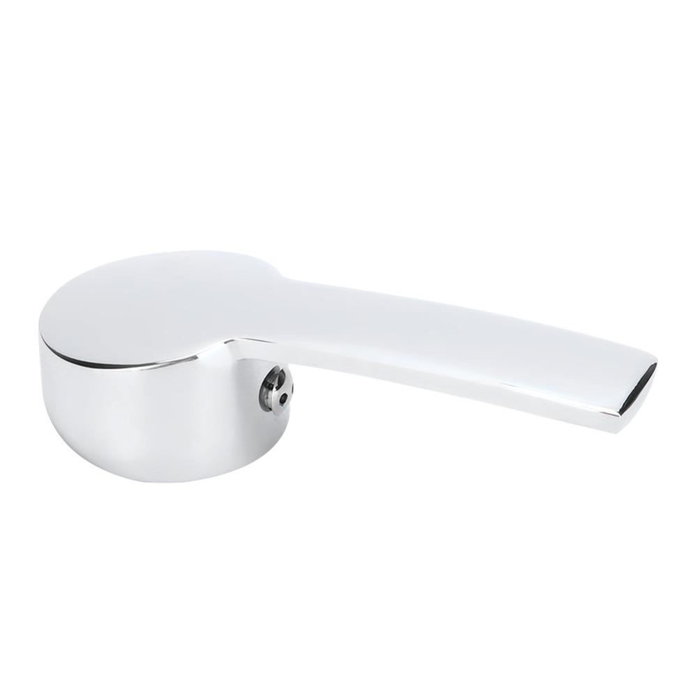 Zinc Alloy Faucet Handle 35mm Valve Core Hot Cold Water Water Tap Handle Single Lever Chrome Finish Faucet Lever Kitchen