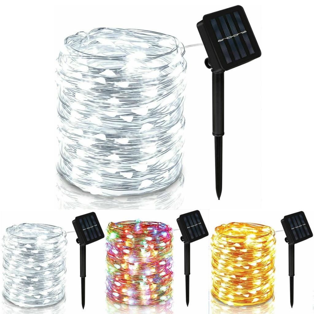 Bright And Energy-efficient Solar Fairy Lights For Outdoor Parties