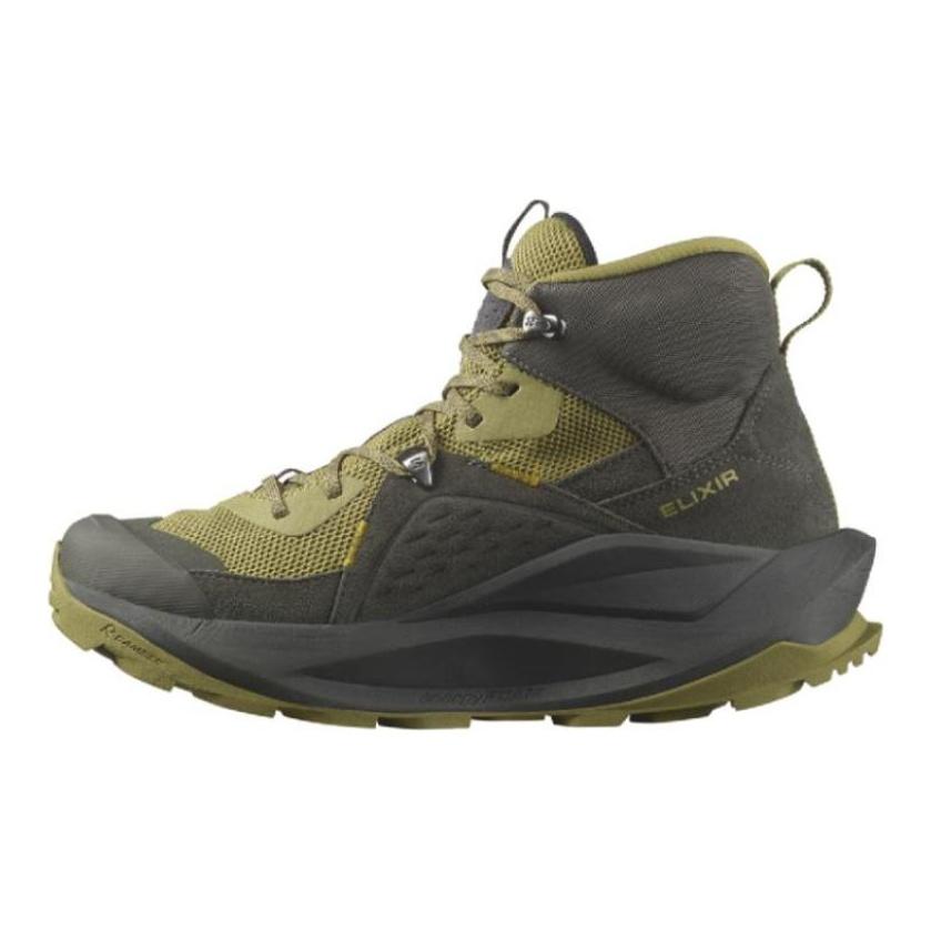 SALOMON Кроссовки Elixir Mid GORE-TEX 'Black Dried Herb' 472905