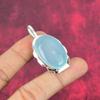 Chalcedony 925 Solid Sterling Silver Pendant, Handmade Gemstone Pendant Jewelry, Gifts For Wife Brand New Pendant