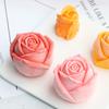 Food Grade Rose Flower Silicone Mold DIY Handmade Aromatherapy Candle Mold Clay Resin Plaster Mold Ice Cube Chocolate Cake Mold
