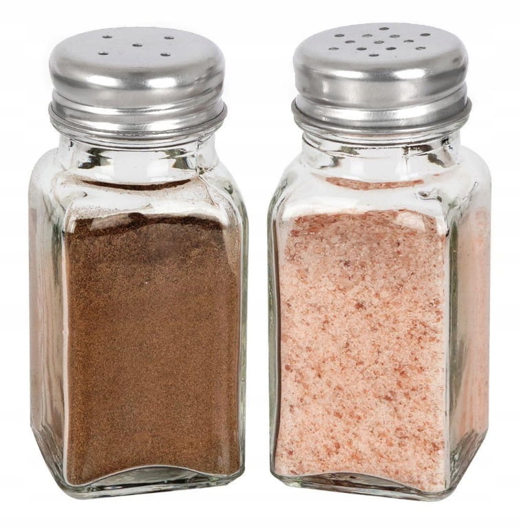 Glass Salt & Pepper Shaker Set
