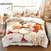 Christmas, Snowman Bedding Set Duvet Cover Set 3d Bedding Digital Printing Bed Linen Queen Size Bedding Set Fashion Design