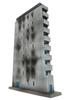 Tomytec GeoColle Combat Series DCM15 Assault City B Urban Hotel окрашенная пластиковая модель 315629 1/144