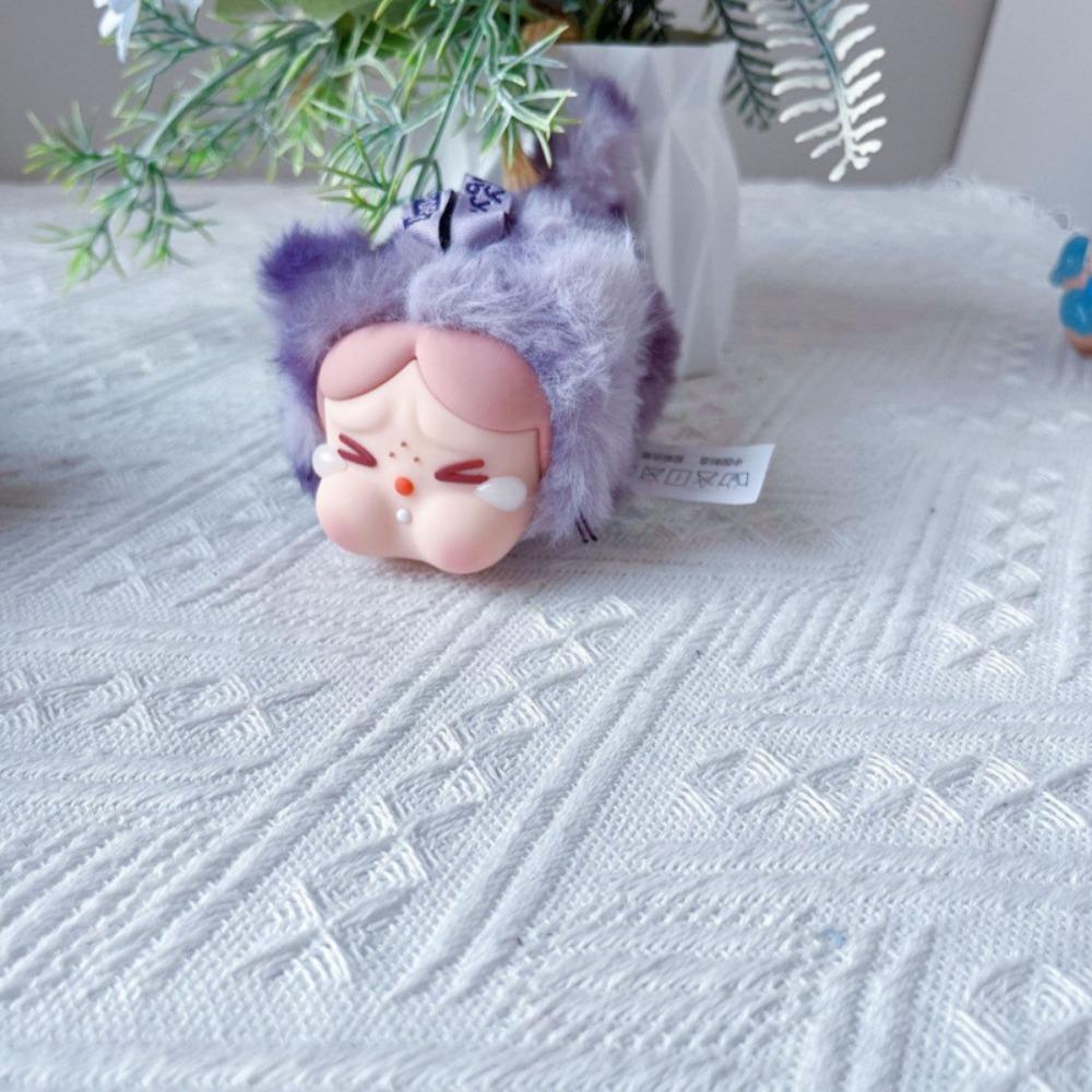 Новый Crybaby CRYBABY Серия Леопардовых Кошек Мягкий Резиновый Плюшевый Брелок Подарок Игрушка