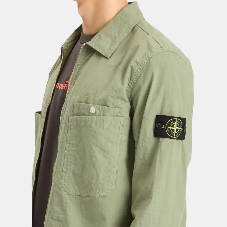 STONE ISLAND Однотонная куртка с воротником на молнии и длинными рукавами Мужские куртки K1S151200012S0063-V0059