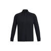 Solid Color Casual Stand Collar Knitted Jacket Men Jacket Black 1383146-001