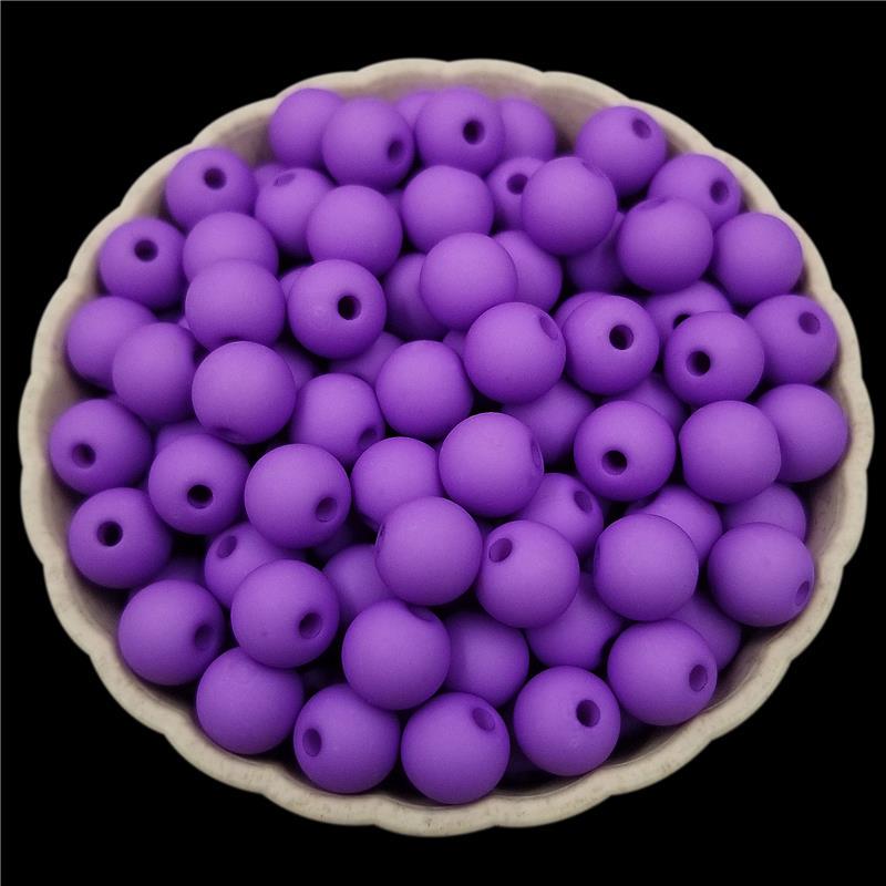 100 шт. 8 мм DIY бусины сплошной цвет объемные акриловые матовые бусины цветные многоцветные акриловые матовые бусины свободные бусины украшение для скрапбукинга изготовление поделок