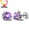 Korean Rhinestone Stud Earrings for Women - Elegant Street Style Jewelry
