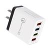 1 шт. 5 В USB-зарядное устройство 4 порта Быстрая зарядка 3,1 А Настенное зарядное устройство Для Xiaomi iPhone 15 Samsung US/EU Штекер для мобильного телефона Дорожное зарядное устройство