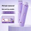 Women Electric Shaver Double Heads LED Display USB Rechargeable IPX7 Waterproof Portable Face Body Bikini Area Arm Leg Hair Removal Epilator Razor