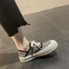 Women's Two-Way Big-Toe Thick-Soled Canvas Shoes Summer Student White New Slip-on Sloth Sneakers