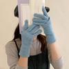 Женские трансформируемые зимние перчатки Теплые перчатки с сенсорным экраном 2-в-1 Вязаные эластичные перчатки для набора текста для ежедневных прогулок, вождения