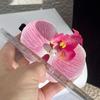 Hair Accessories Sweet Hairpin Pink Orchid Bohemia Barrette Flower Hair Clip  Wedding Decoration