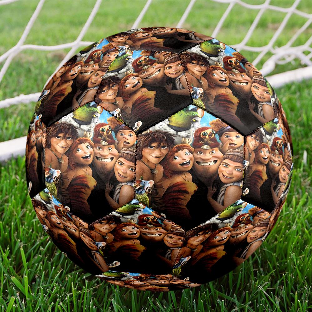 The Croods Theme Size 5 Soccer Ball, Suitable for Both Indoor and Outdoor Matches, a Gift Suitable for Everyone.