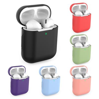 Мягкие силиконовые чехлы для Apple Airpods 2 Защитный чехол для беспроводных наушников Чехол для зарядки Сумки