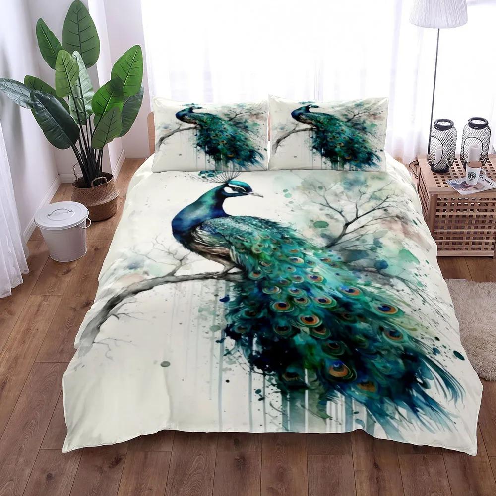 3D Ghost Wolf Night Duvet Cover Set King Queen Double Full Twin Single Size Bed SetВысококачественный пододеяльник Customization