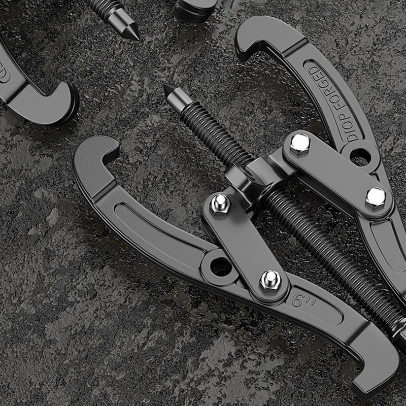 Wheel Bearing Puller Gear Extractor Tool Bearing Puller Three Jaw Gear Puller Bearing Splitter Puller Tool Carbon Steel Wheel