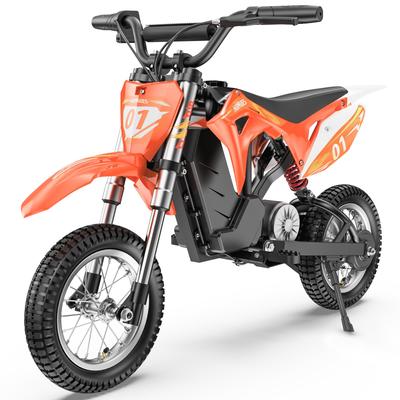 Hillmiles MileRocket 1 Детский Электромотоцикл 250 Вт Мотор 36 В 4 Ач Аккумулятор 12-дюймовые Износостойкие Шины Безопасная и Устойчивая Конструкция для Удовлетворения Большинства Потребностей в Катании