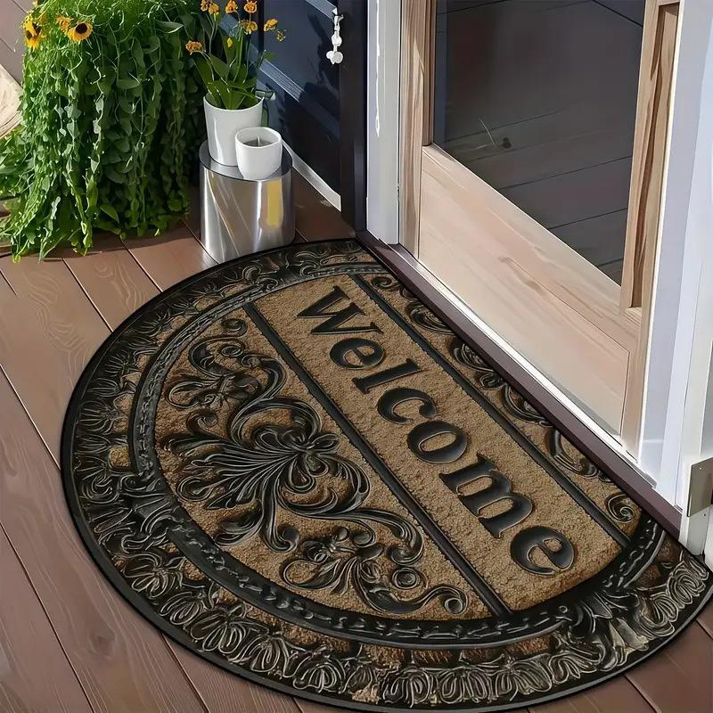 60*90см Визуальные 3D Домашние Напольные КОВРИКИ, Грязеотталкивающие и Легкие в уходе Дверные КОВРИКИ, Ванные Комнаты Противоскользящие и Впитывающие воду Напольные КОВРИКИ