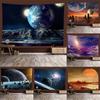 Universe Starry Sky Nebula Planet Background Tapestry Background Cloth Room Living Room Home Decoration Hanging Cloth