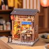 City Walking Series DIY Doll House Toy Decoration 3D Ramen Restaurant Kit for Kids and Adults