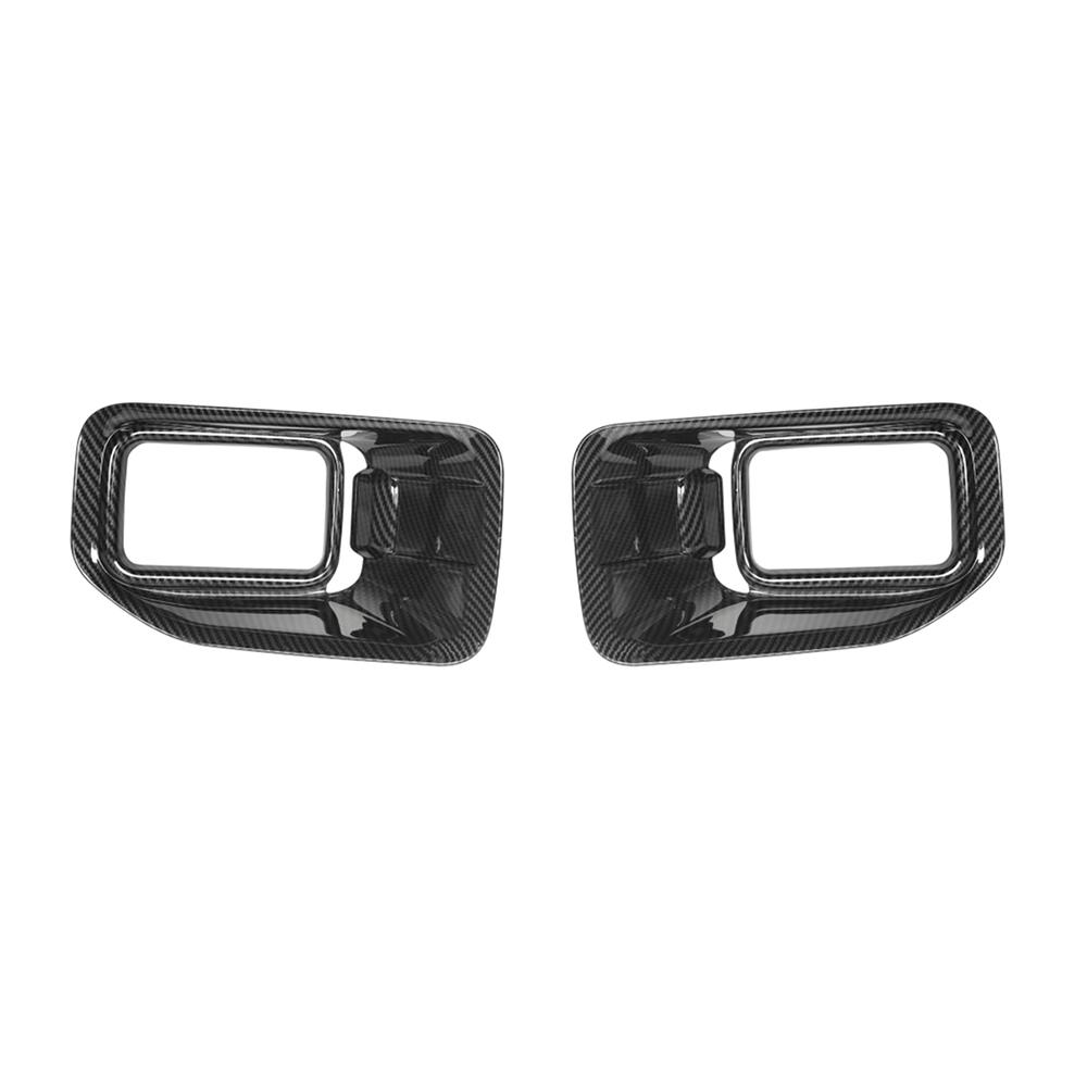 For 2015- Ford F150 F-150 Front Bumper Fog Light Decorative Cover Frame Exterior Car Accessories